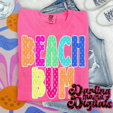 Load image into Gallery viewer, Polka Dot Summer Saying Bum DROPDOWN TRANSFER DMD MAR 26