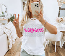 Load image into Gallery viewer, Pink Handlettering Mascot Dropdown TRANSFER CAP FEB 25