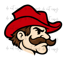 Load image into Gallery viewer, Front Or Side Logo Sports Custom Name Mascot DROPDOWN DTF TRANSFER