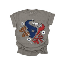 Load image into Gallery viewer, Bow + Flower Football Team DROPDOWN TRANSFER MWG JUNE 25