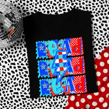 Load image into Gallery viewer, Read Stacked Checker Bolt Polka Stripes TRANSFER DWS JAN 26