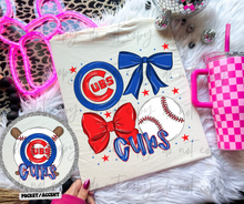 Load image into Gallery viewer, Baseball Team Hand Drawn Collage With Pocket Dropdown TRANSFER MWG 25