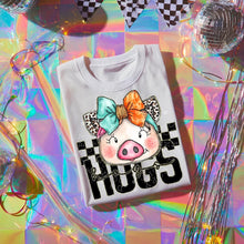 Load image into Gallery viewer, Pink Teal Gold Glitter Checker Mascots Dropdown TRANSFER CST JUNE