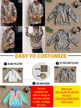 Load image into Gallery viewer, Custom Print 1/4 Zip Scuba Sweatshirt