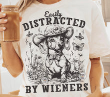 Load image into Gallery viewer, Easily Distracted By Wieners Dachshund DROPDOWN TRANSFER ET FEB 26