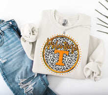 Load image into Gallery viewer, Grey Leopard Circle Team Mascot DROPDOWN TRANSFER CAP