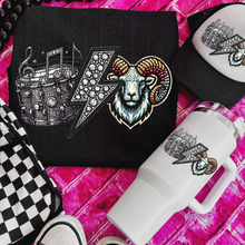 Load image into Gallery viewer, Rhinestone Band Bolt Mascot DROPDOWN TRANSFER