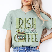 Load image into Gallery viewer, Irish You We’re Coffee Faux Embroidery TRANSFER DWS JAN 26