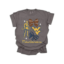 Load image into Gallery viewer, Football Bow Team DROPDOWN TRANSFER MWG JUNE 25