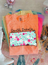 Load image into Gallery viewer, Pink Floral States (all 50 states available) TRANSFER CARTER MAR 26
