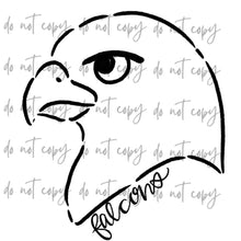 Load image into Gallery viewer, Doodle Single Color Mascots Dropdown TRANSFER