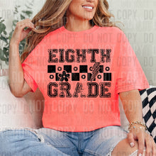 Load image into Gallery viewer, Grades Checkered Floral Bolt Blk Dropdown TRANSFER SBB