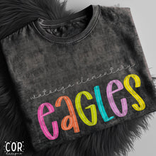 Load image into Gallery viewer, Neon Bright Line Eagles DROPDOWN TRANSFER COR