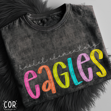 Load image into Gallery viewer, Neon Bright Line Eagles DROPDOWN TRANSFER COR
