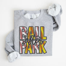 Load image into Gallery viewer, Ballpark Faux Embroidery Names DROPDOWN TRANSFER SDD