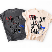 Load image into Gallery viewer, For The Love Of The Game Red Blue Bows TRANSFER CSD FEB 26