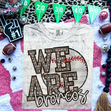 Load image into Gallery viewer, We Are Faux Embroidery Glitter Baseball Mascot TRANSFER CAP JAN