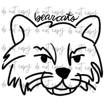 Load image into Gallery viewer, Doodle Single Color Mascots Dropdown TRANSFER