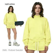 Load image into Gallery viewer, Women’s Blank Mock Neck Pullover & Short Set 12 Colors