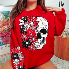Load image into Gallery viewer, Floral Skulls And Letters Sports Team With Sleeve TRANSFER MMD