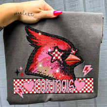 Load image into Gallery viewer, Faux Checker Star Eyes Mascot Dropdown TRANSFER VIRGO DEC 25