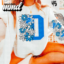 Load image into Gallery viewer, Floral Skulls And Letters Sports Team With Sleeve TRANSFER MMD