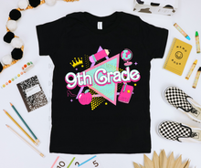 Load image into Gallery viewer, Barb Pink Mint School Grades DROPDOWN TRANSFER
