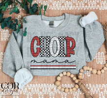Load image into Gallery viewer, Choir Mama Checkered Color Dropdown TRANSFER MAR COR