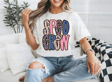 Load image into Gallery viewer, Pink Blue Gold Glitter Alpha B2S Grades DROPDOWN TRANSFER