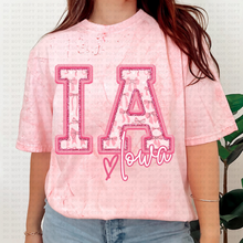 Load image into Gallery viewer, Pink Coquette Bow Heart State(all 50 states available) TRANSFER ECHT MAR