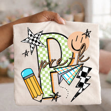 Load image into Gallery viewer, Checker Star Pencil School Grades TRANSFER CSC JUNE 26