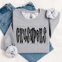 Load image into Gallery viewer, Retro Doodle Mascot BW Dropdown TRANSFER SWD TEMP