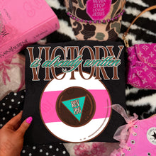 Load image into Gallery viewer, Victory Is Already Written Pink TRANSFER KAYNDI FEB 26