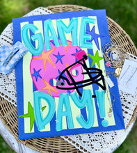 Load image into Gallery viewer, Game Day Star Helmet Stripes TRANSFER TCC JUNE 26