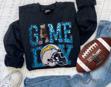 Load image into Gallery viewer, Game Day Team Helmet Faux Embroidery DROPDOWN TRANSFER TGG