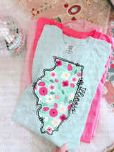 Load image into Gallery viewer, Pink Floral States (all 50 states available) TRANSFER CARTER MAR 26