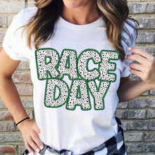 Load image into Gallery viewer, Race Day Dalmatian Colored Faux Embroidery TRANSFER CSD