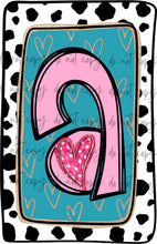 Load image into Gallery viewer, Valentines Box Letter Name CUSTOMIZED DTF Transfer