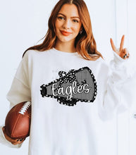 Load image into Gallery viewer, Seersucker Megaphone And Bow Customized DROPDOWN DTF TRANSFER BIA