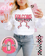 Load image into Gallery viewer, Sweet Bow Checkered Mascots With SLEEVE OPTION TRANSFER CAP JAN