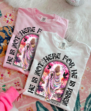 Load image into Gallery viewer, He Is Not Here Risen Pink DROPDOWN TRANSFER AGCM MAR