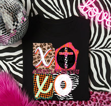 Load image into Gallery viewer, Xoxo Cross Leopard Checker Magazine Cutout TRANSFER DWD