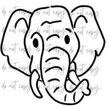 Load image into Gallery viewer, Doodle Single Color Mascots Dropdown TRANSFER