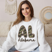 Load image into Gallery viewer, Bubble Camo Faux Embroidery States DTF TRANSFER