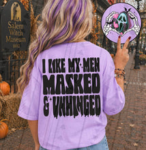 Load image into Gallery viewer, I like My Men Masked & Unhinged Halloween With Pocket DROODOWN TRANSFER KAI AUG 26