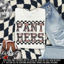 Load image into Gallery viewer, Football Faux Embroidery Checkered Mascots DROPDOWN TRANSFER CAP 24