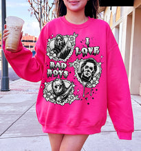 Load image into Gallery viewer, I Love Bad Boys BW Hearts TRANSFER GRAVITEE FEB