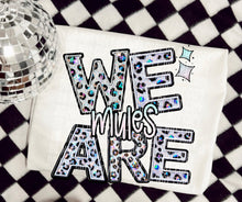Load image into Gallery viewer, We Are Faux Leopard Rhinestone Mascots DROPDOWN TRANSFER CAP