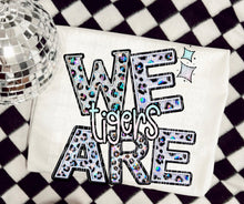 Load image into Gallery viewer, We Are Faux Leopard Rhinestone Mascots DROPDOWN TRANSFER CAP