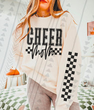 Load image into Gallery viewer, Checkered Sports Mom Black With SLEEVE OPTION DROPDOWN TRANSFER TGG MAR